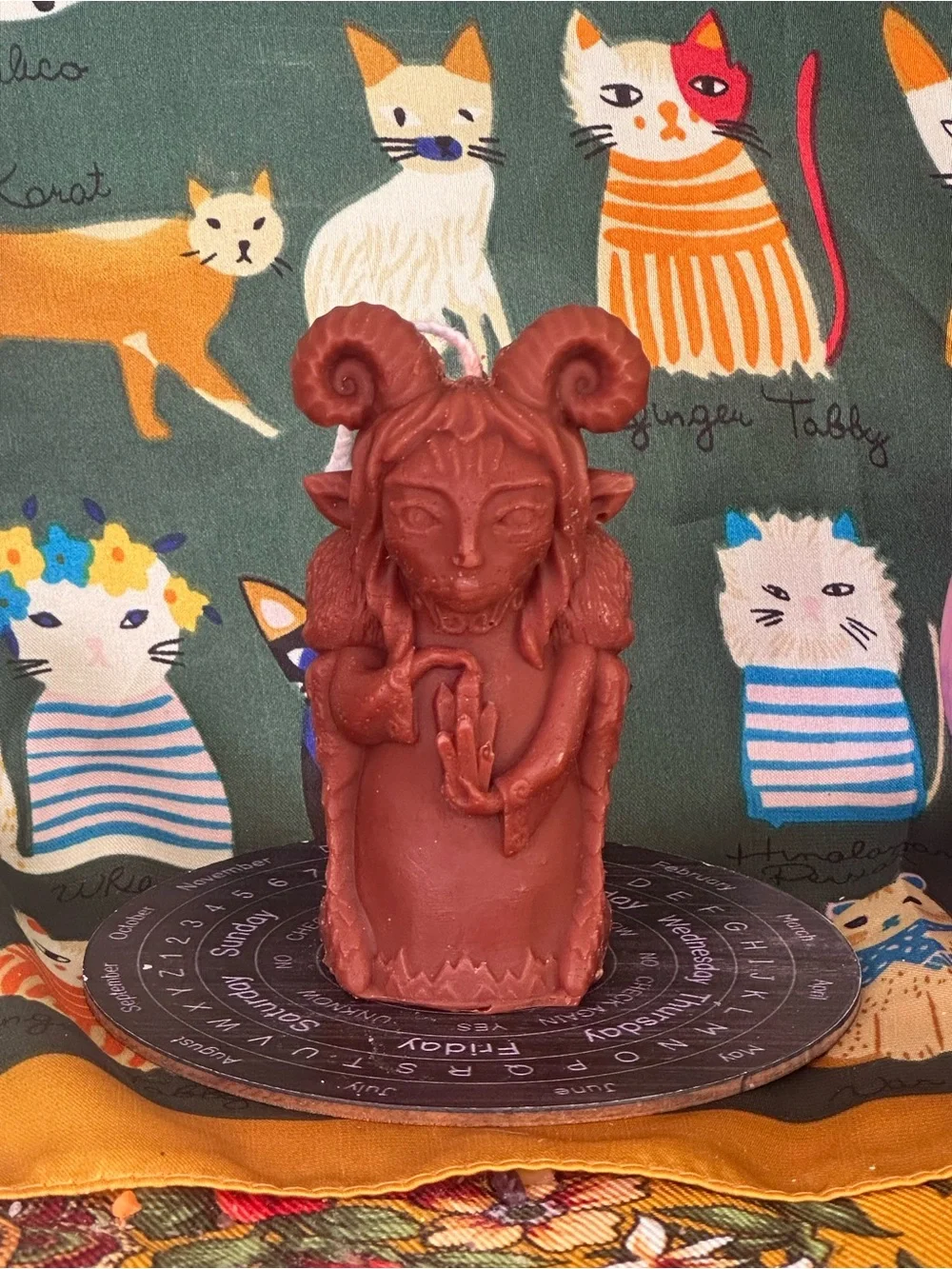 Enchanted Forest Maiden Candle